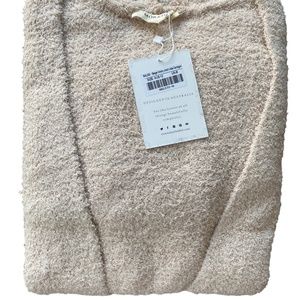 Morrisday the Label Kimmy Short Robe Cardigan NWT Beige Medium